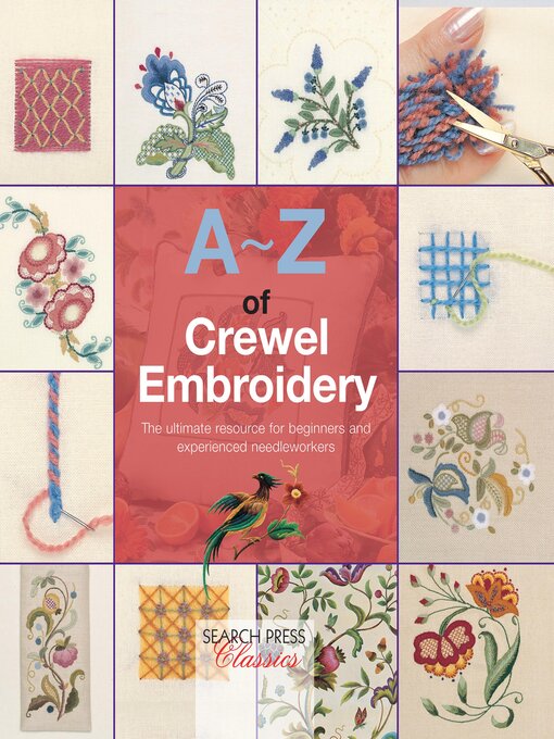 Cover image for A-Z of Crewel Embroidery